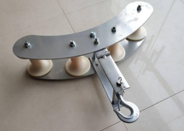 组合式电缆滑车助力千公里光缆高效敷设